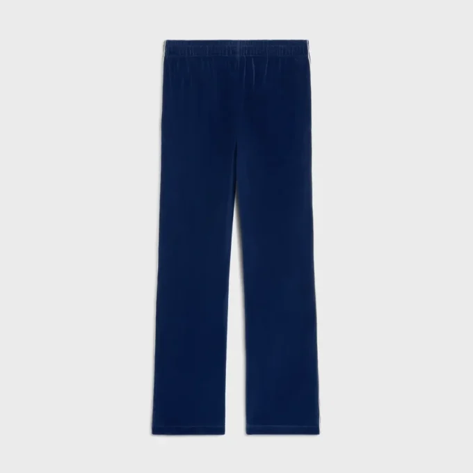 Tracksuit Pants in Velvet Jersey Tracksuit Pants in Velvet Jersey