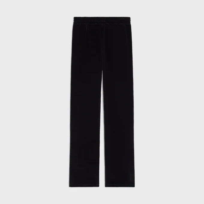 Tracksuit Pants in Velvet Jersey Tracksuit Pants in Velvet Jersey