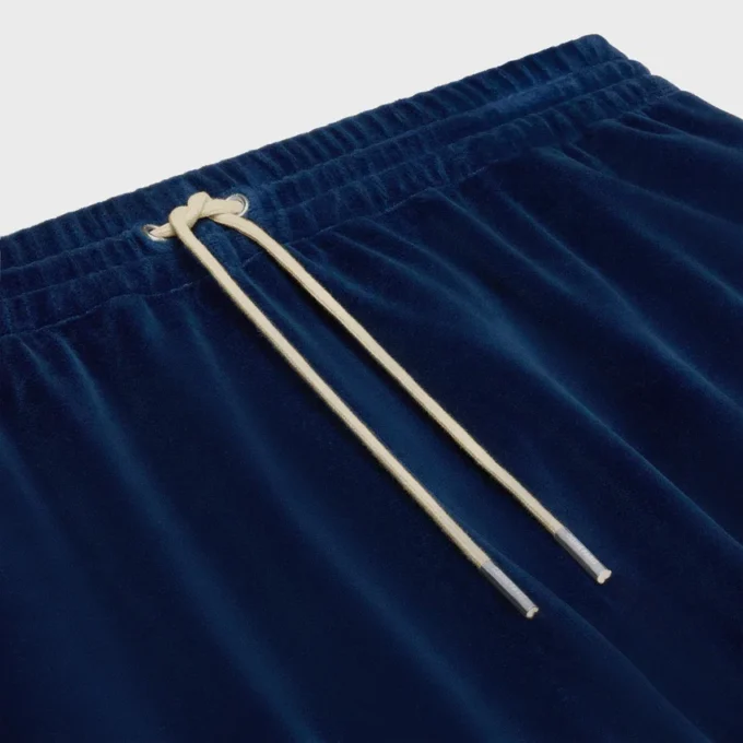 Tracksuit Pants in Velvet Jersey Tracksuit Pants in Velvet Jersey