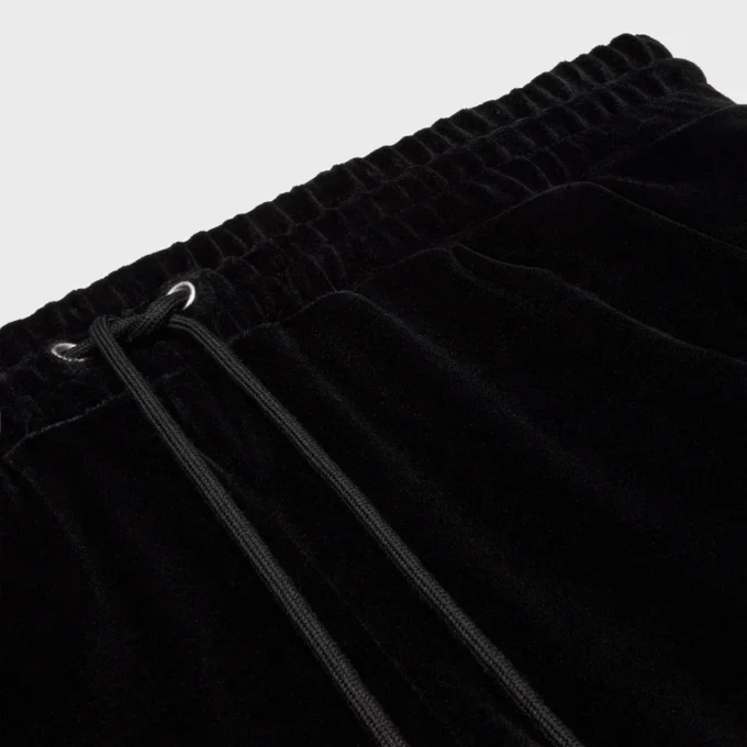 Tracksuit Pants in Velvet Jersey Tracksuit Pants in Velvet Jersey