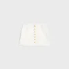 Trapeze Mini Skirt in Cotton Twill
