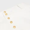 Trapeze Mini Skirt in Cotton Twill