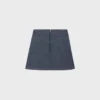 Trapeze Mini Skirt in Raw Wash Denim