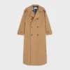 Trench Coat in Cotton and Wool Gabardine Trench Coat in Cotton and Wool Gabardine