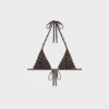 Triangle Top in Monogram Jersey Triangle Top in Monogram Jersey