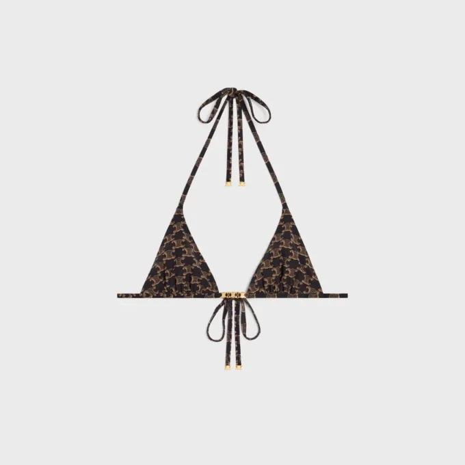 Triangle Top in Monogram Jersey Triangle Top in Monogram Jersey