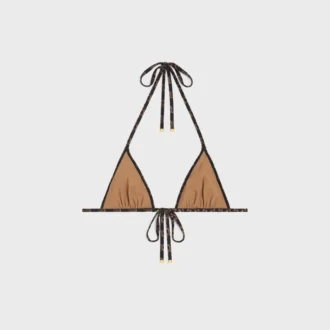 Triangle Top in Monogram Jersey