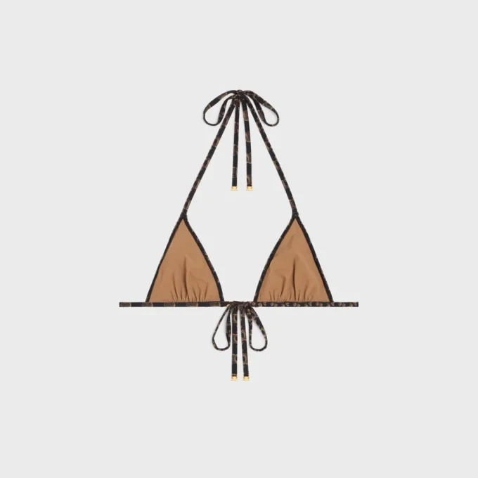 Triangle Top in Monogram Jersey Triangle Top in Monogram Jersey