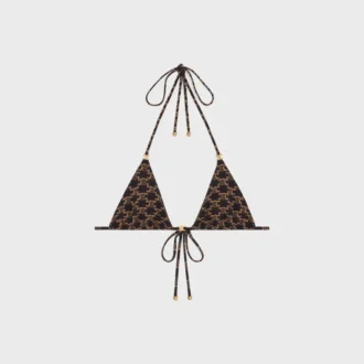 Triangle Top in Monogram Matte Jersey Triangle Top in Monogram Matte Jersey