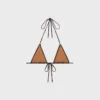 Triangle Top in Monogram Matte Jersey Triangle Top in Monogram Matte Jersey
