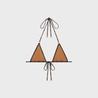 Triangle Top in Monogram Matte Jersey Triangle Top in Monogram Matte Jersey
