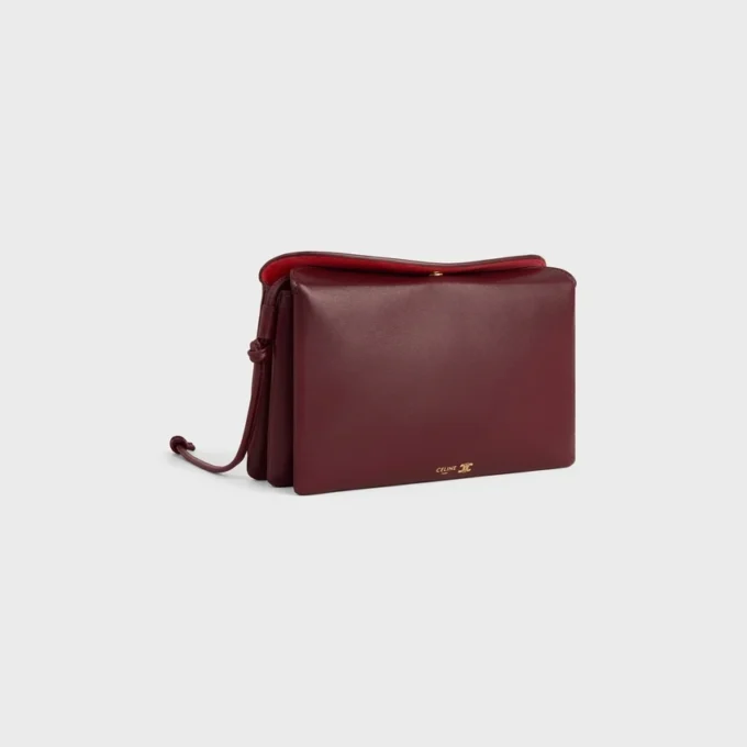 Trio Flap in Smooth Lambskin