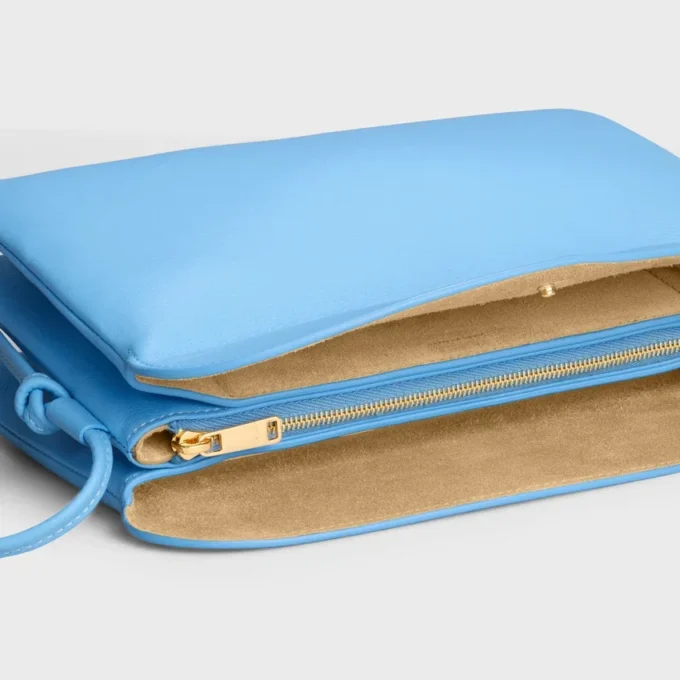 Trio Flap in Smooth Lambskin