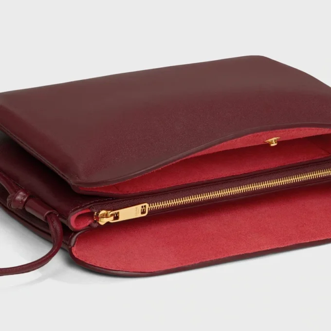 Trio Flap in Smooth Lambskin