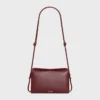 Trio Flap in Smooth Lambskin
