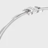 Triomphe Articulated Bracelet in Brass with Rhodium Finish Triomphe Articulated Bracelet in Brass with Rhodium Finish