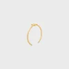 Triomphe Asymmetric Cuff in Brass with Gold Finish Triomphe Asymmetric Cuff in Brass with Gold Finish