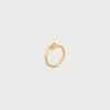 Triomphe Asymmetric Ring in Brass with Gold Finish Triomphe Asymmetric Ring in Brass with Gold Finish