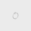 Triomphe Asymmetric Ring in Brass with Rhodium Finish Triomphe Asymmetric Ring in Brass with Rhodium Finish