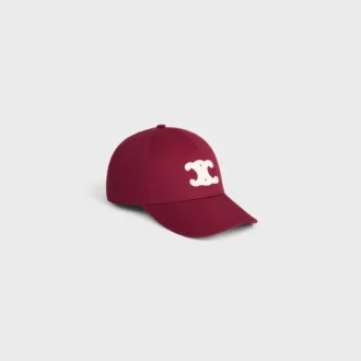 Triomphe Baseball Cap in Cotton Gabardine