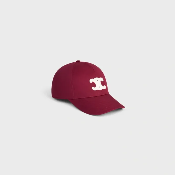 Triomphe Baseball Cap in Cotton Gabardine