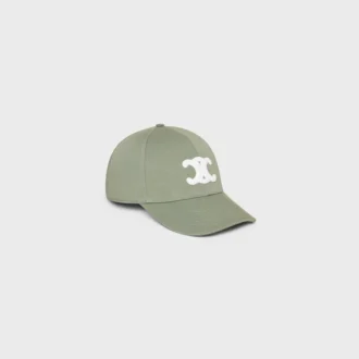 Triomphe Baseball Cap in Cotton Gabardine