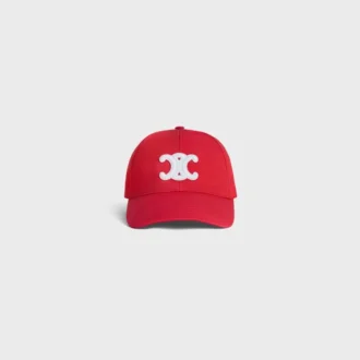 Triomphe Baseball Cap in Cotton Gabardine