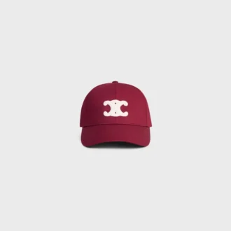 Triomphe Baseball Cap in Cotton Gabardine