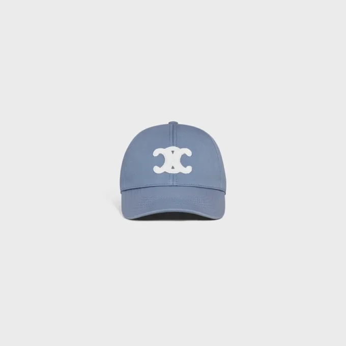 Triomphe Baseball Cap in Cotton Gabardine