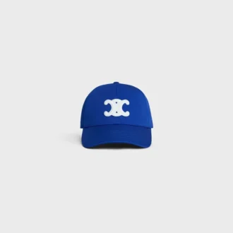 Triomphe Baseball Cap in Cotton Gabardine