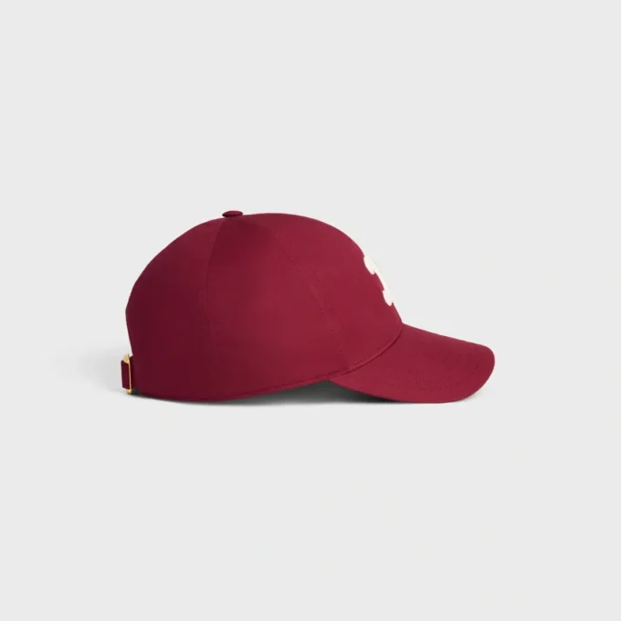 Triomphe Baseball Cap in Cotton Gabardine