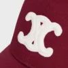 Triomphe Baseball Cap in Cotton Gabardine