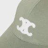 Triomphe Baseball Cap in Cotton Gabardine