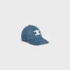 Triomphe Baseball Cap in Denim Union Wash