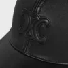 Triomphe Baseball Cap in Lambskin
