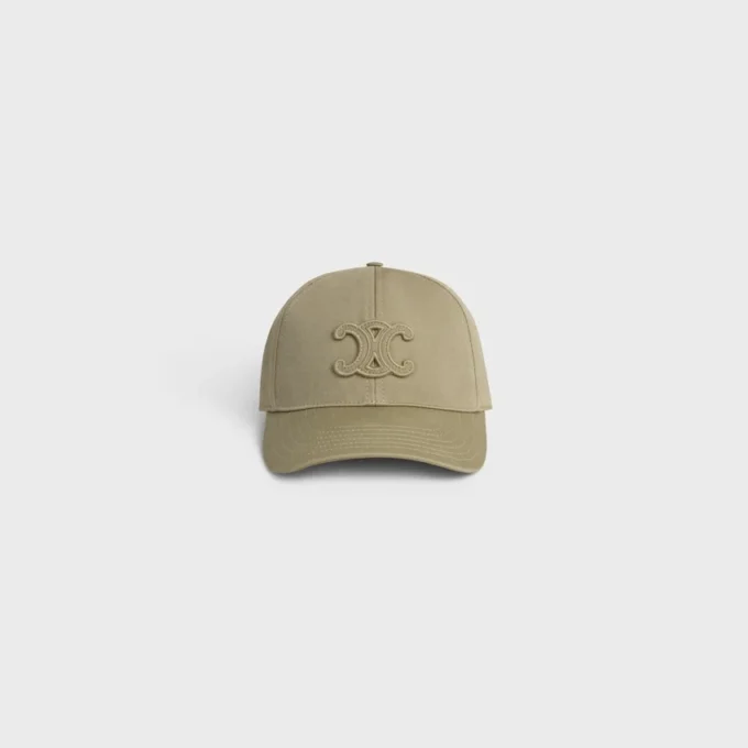 Triomphe Baseball Cap in Washed Cotton