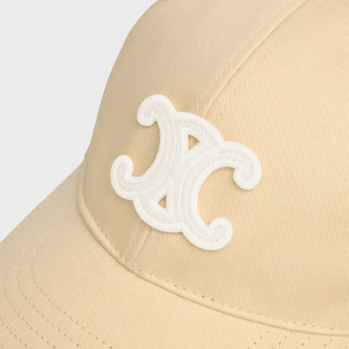 Triomphe Baseball Cap in Washed Cotton