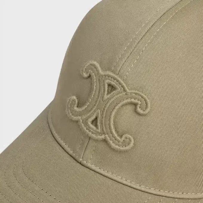 Triomphe Baseball Cap in Washed Cotton