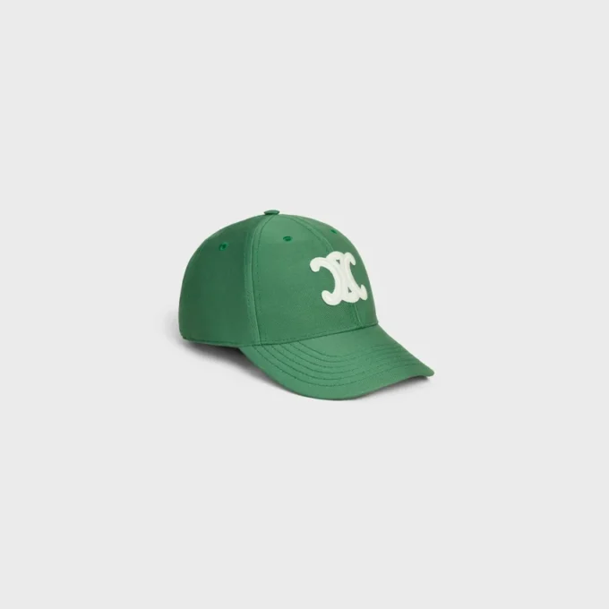 Triomphe Baseball Cap in Washed Cotton Gabardine Triomphe Baseball Cap in Washed Cotton Gabardine