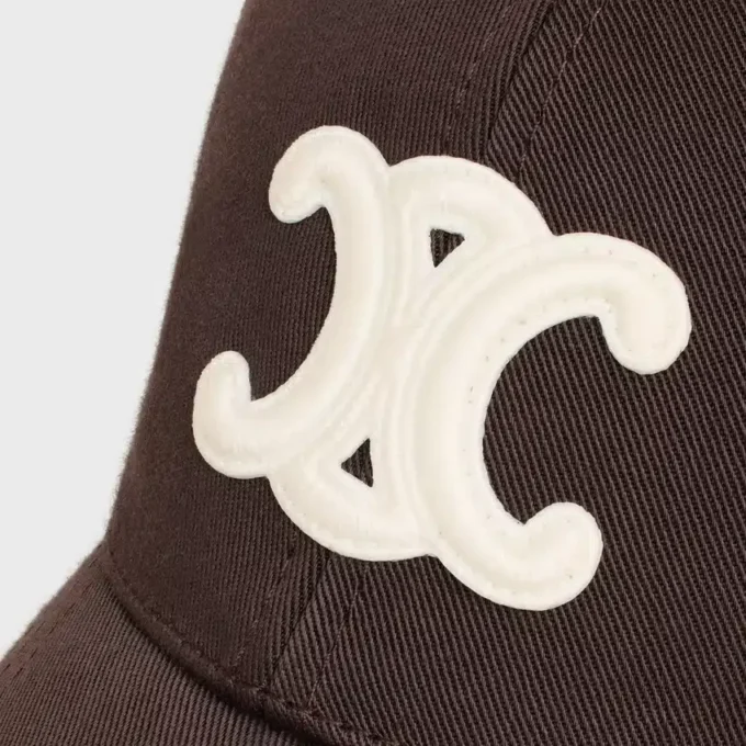 Triomphe Baseball Cap in Washed Cotton Gabardine Triomphe Baseball Cap in Washed Cotton Gabardine