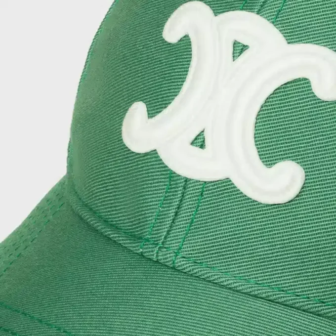 Triomphe Baseball Cap in Washed Cotton Gabardine Triomphe Baseball Cap in Washed Cotton Gabardine