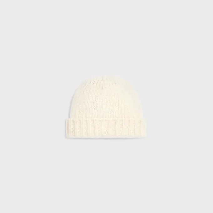 Triomphe Beanie in Cashmere and Silk Triomphe Beanie in Cashmere and Silk