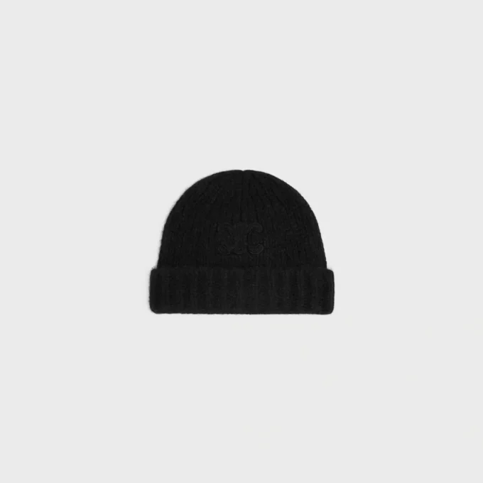 Triomphe Beanie in Cashmere Silk Triomphe Beanie in Cashmere Silk