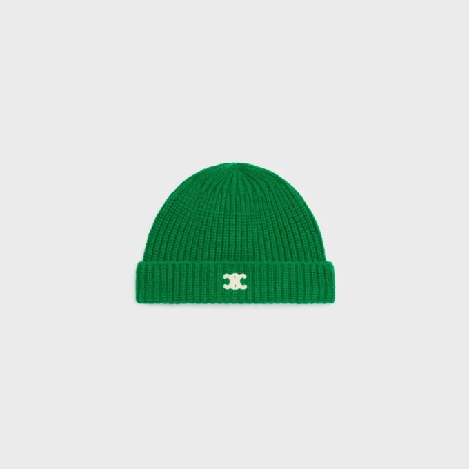 Triomphe Beanie in Scottish Cashmere