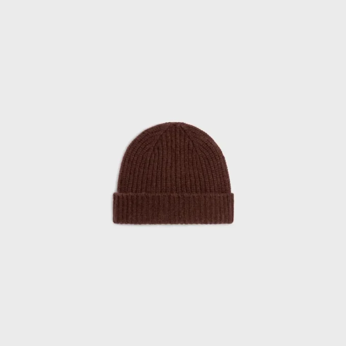 Triomphe Beanie in Seamless Cashmere Triomphe Beanie in Seamless Cashmere