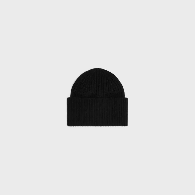 Triomphe Beanie in Seamless Cashmere Triomphe Beanie in Seamless Cashmere