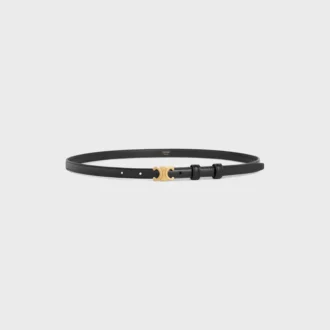 Triomphe Belt 13Mm in Taurillon Leather