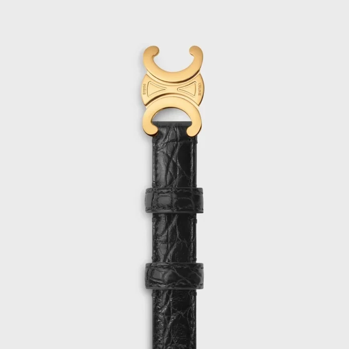 Triomphe Belt 18Mm in Alligator Triomphe Belt 18Mm in Alligator
