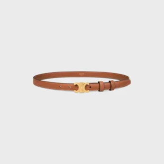 Triomphe Belt 18Mm in Natural Calfskin