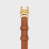 Triomphe Belt 18Mm in Natural Calfskin Triomphe Belt 18Mm in Natural Calfskin